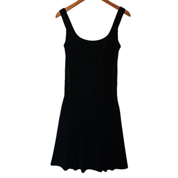 Lauren Ralph Lauren Petite Black A‎ Line dress Midi 6P Sleeveless Classic - Picture 3 of 13